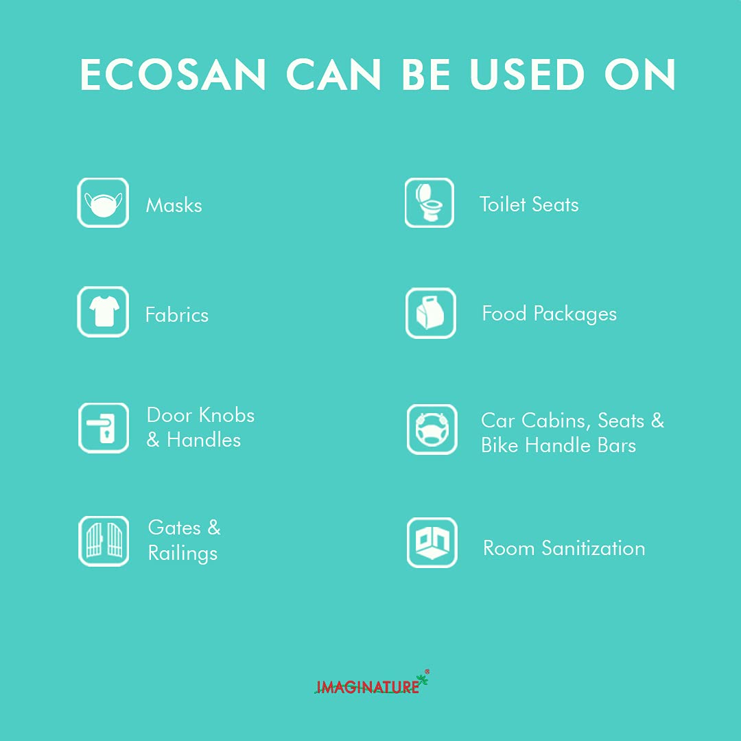 Ecosan Natural Disinfectant Spray Alcohol-Free, Herbal Scent, 500ml