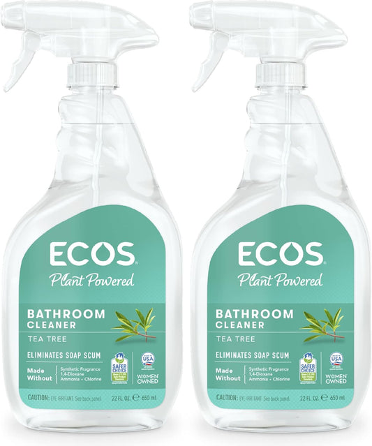 ECOS Shower Cleaner with Tea Tree Oil 22oz (2-Pack)