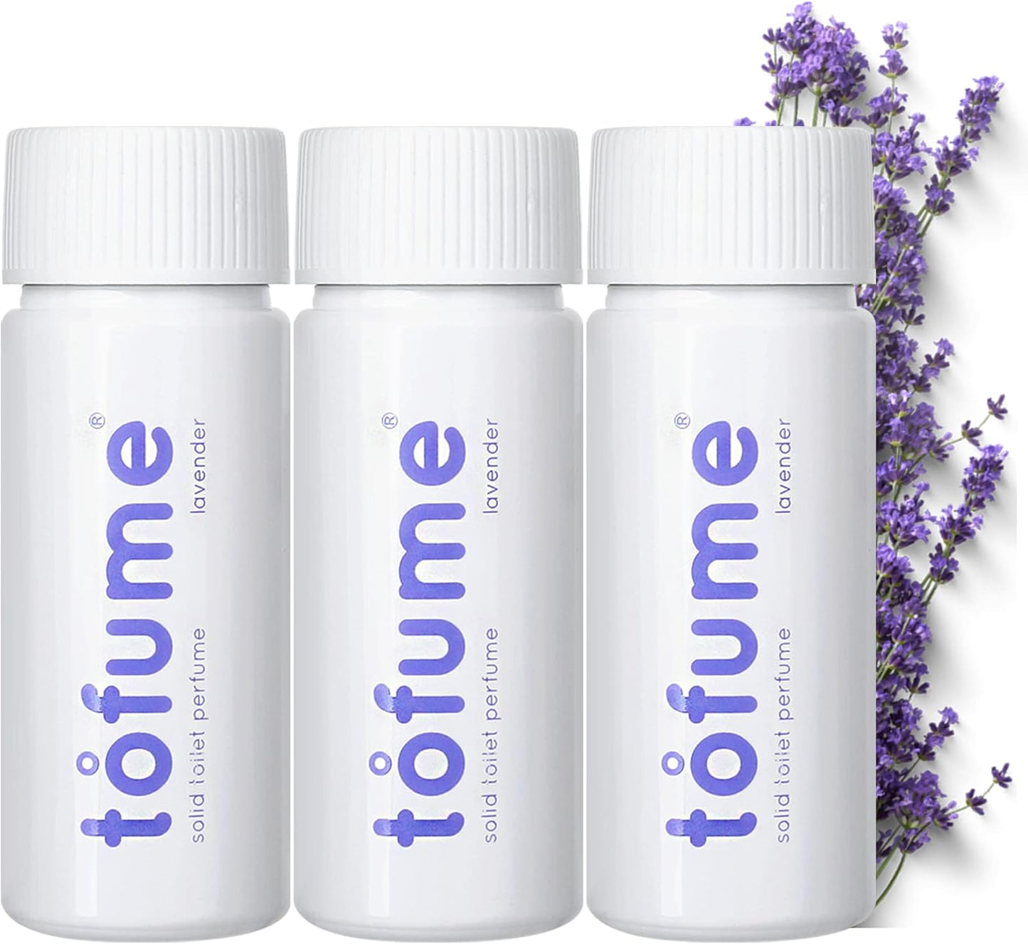 Bathroom Air Freshener Tablets Floral Lavender Scent, 90 Count (3-Pack)