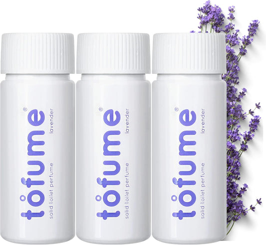 Bathroom Air Freshener Tablets Floral Lavender Scent, 90 Count (3-Pack)