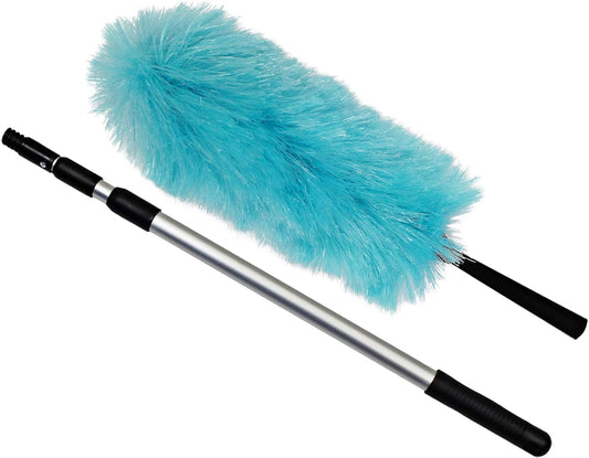 Electrostatic Dusting Wand Extendable 3-Section Pole, Reaches 72in